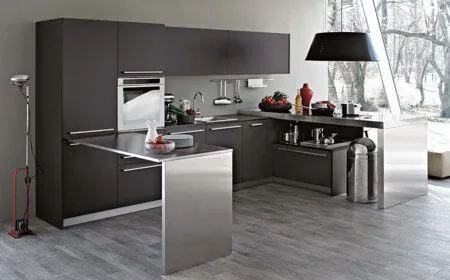Cocina con isla de archivo Moreira